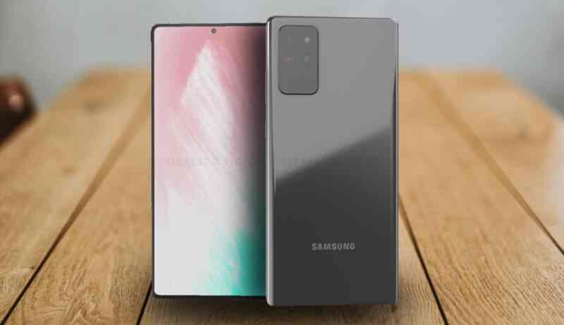 Premier regard sur le design du Samsung Galaxy Note 20