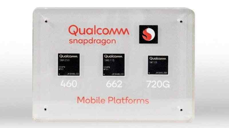 Qualcomm a présenté Snapdragon 720G, 662 et 460