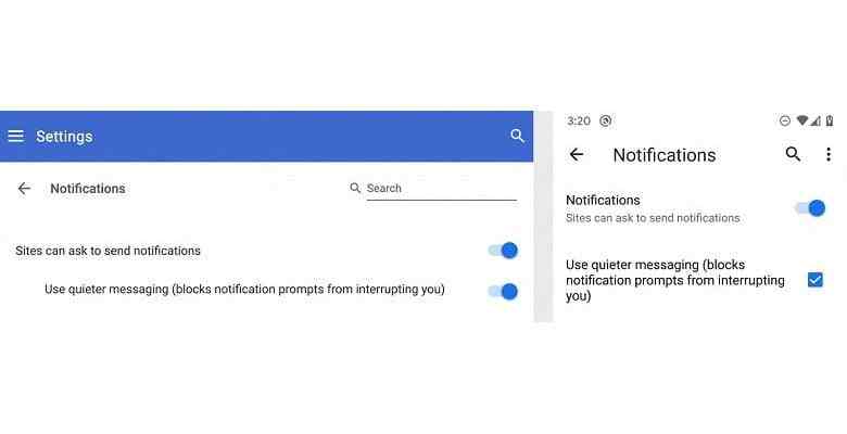 Google arrêtera le spam de notification en 2020