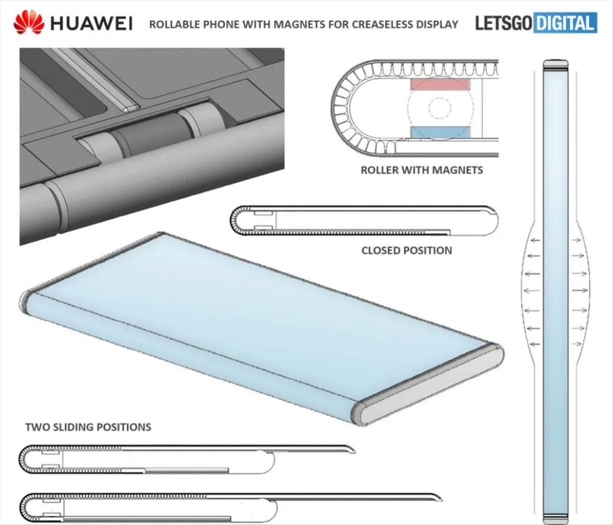 Huawei prépare un téléphone enroulable selon un brevet